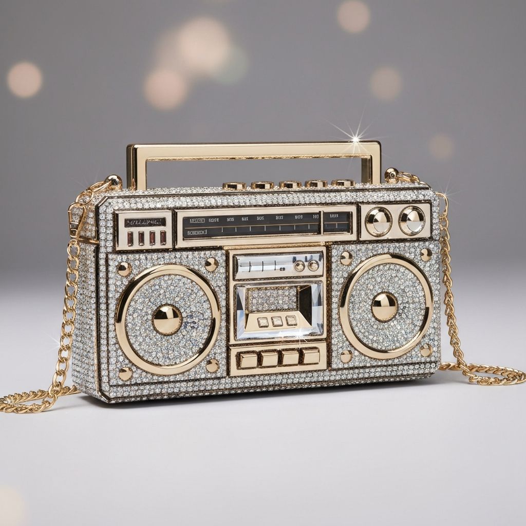 Soft Boom Box Couture Bag