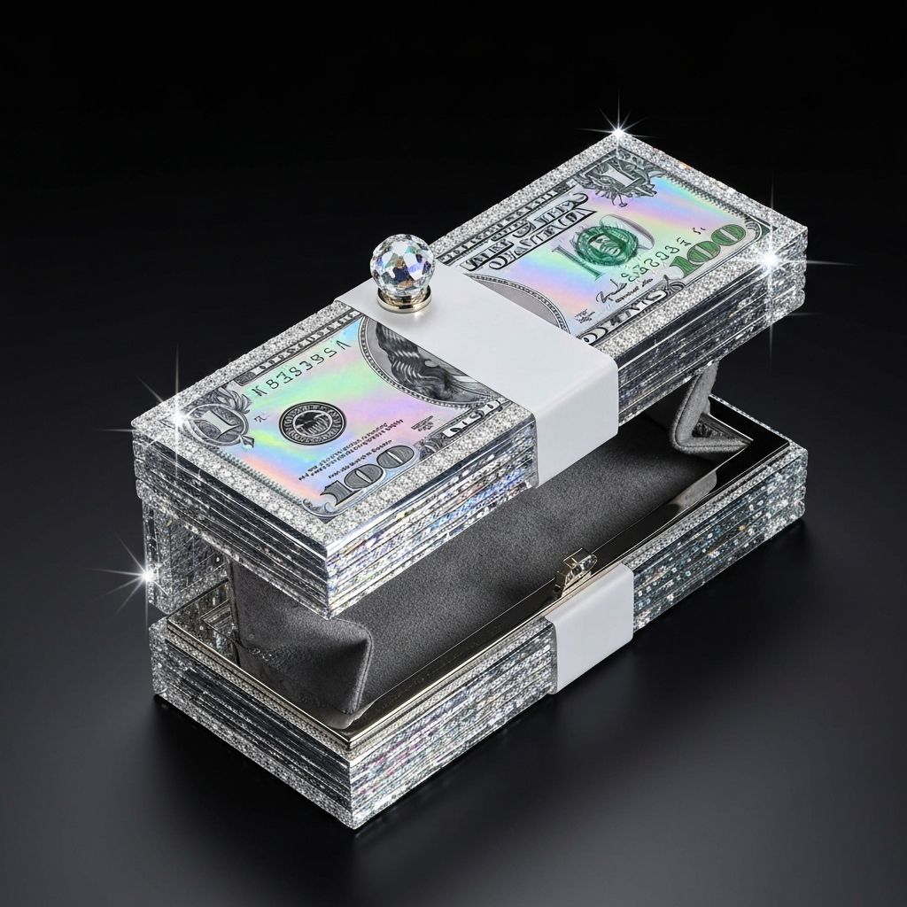 Stack of Cash Billions Designer Money Bag
