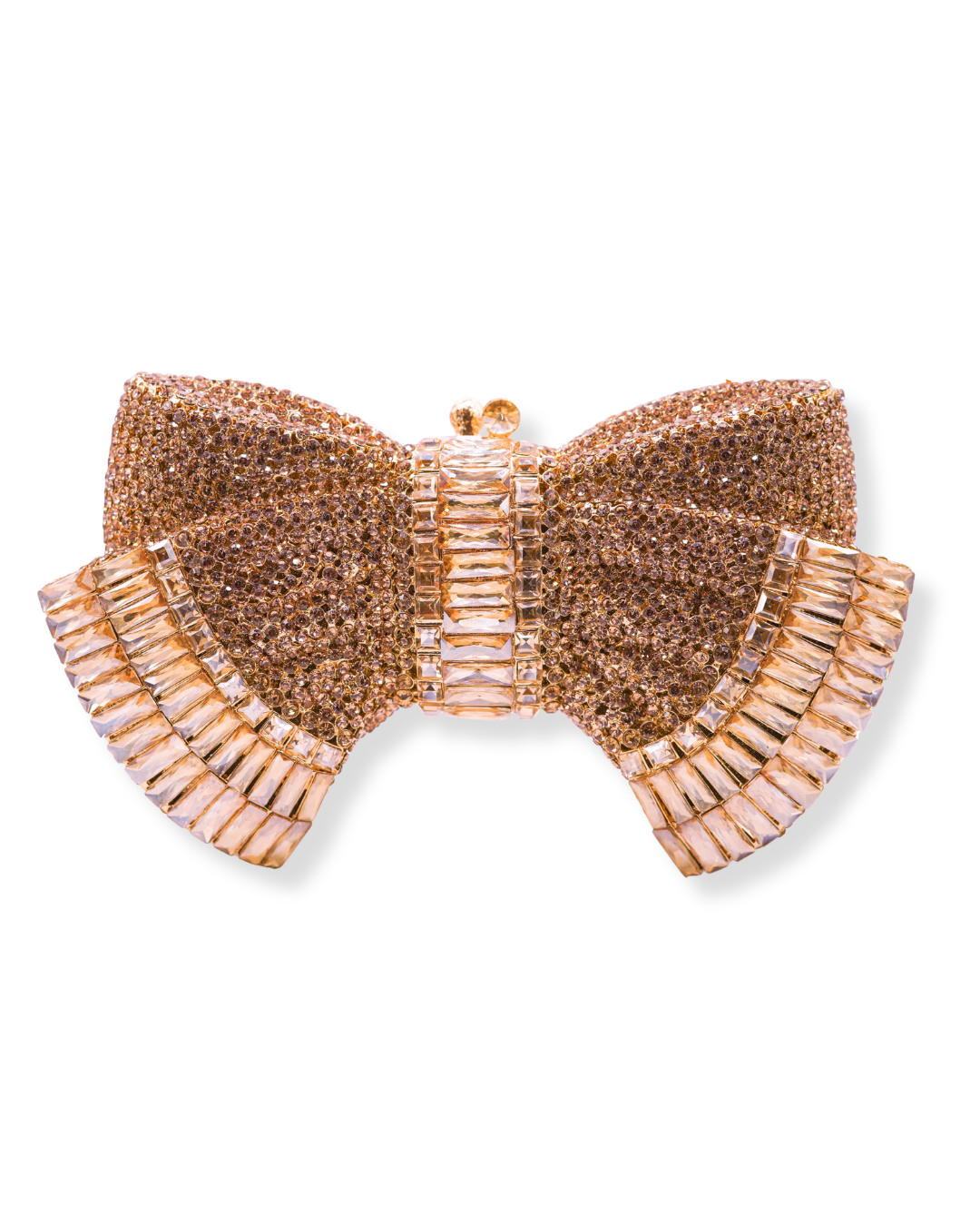 Bow Deco Gems Rose Gold