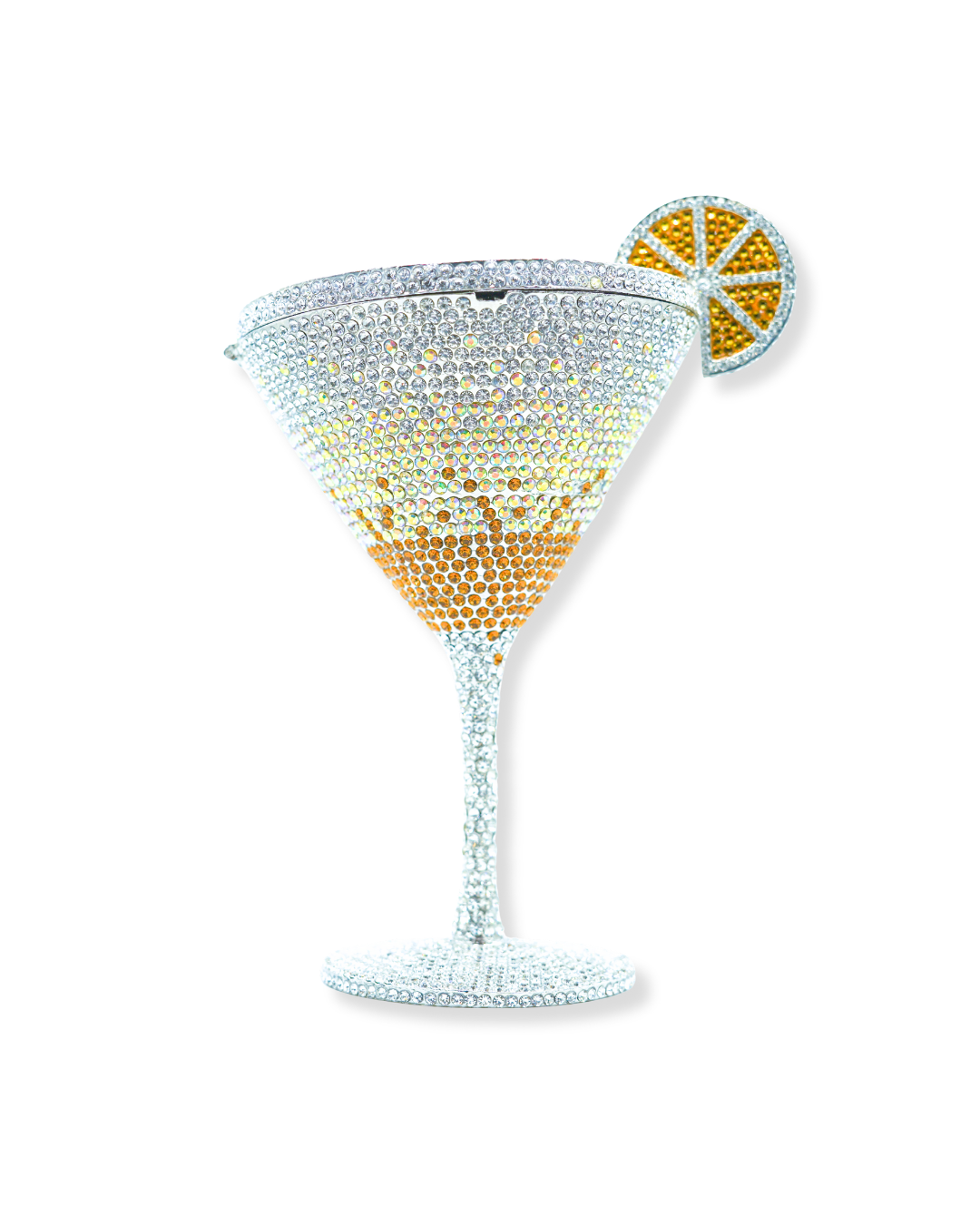 Martini Glass Clutch - Orange Citrus